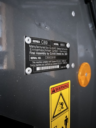 Used 2021 Claas 8800TT Combines at Horizon Ag & Turf in Westlock, AB - Photo2