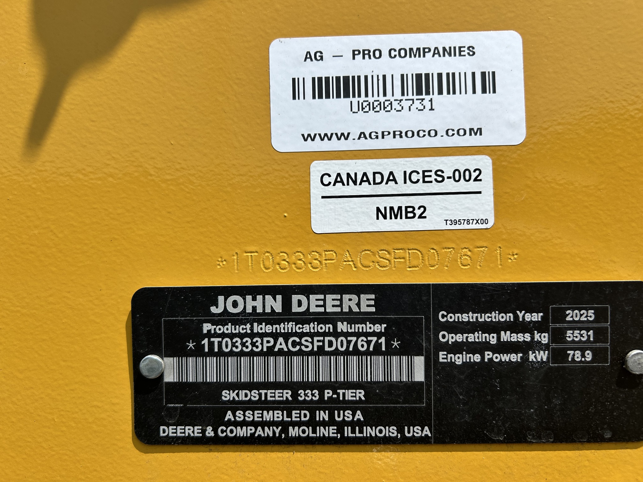 2025 John Deere 333 P Image 10