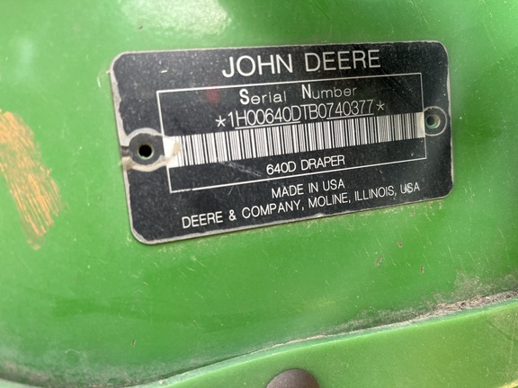 2011 John Deere 640D