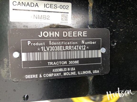 Photo of 2024 John Deere 3038E