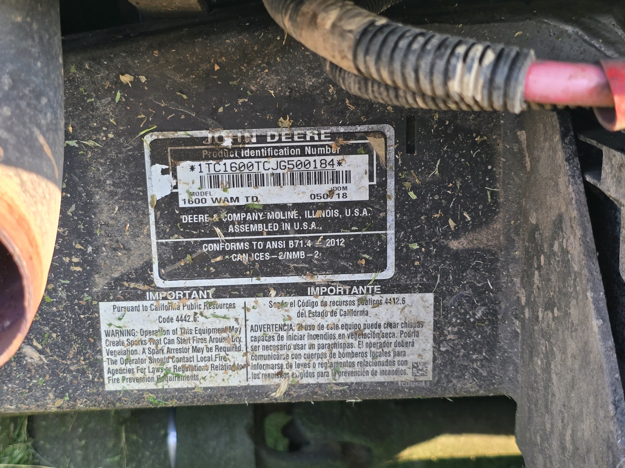 2018 John Deere 1600 Series III Image 19