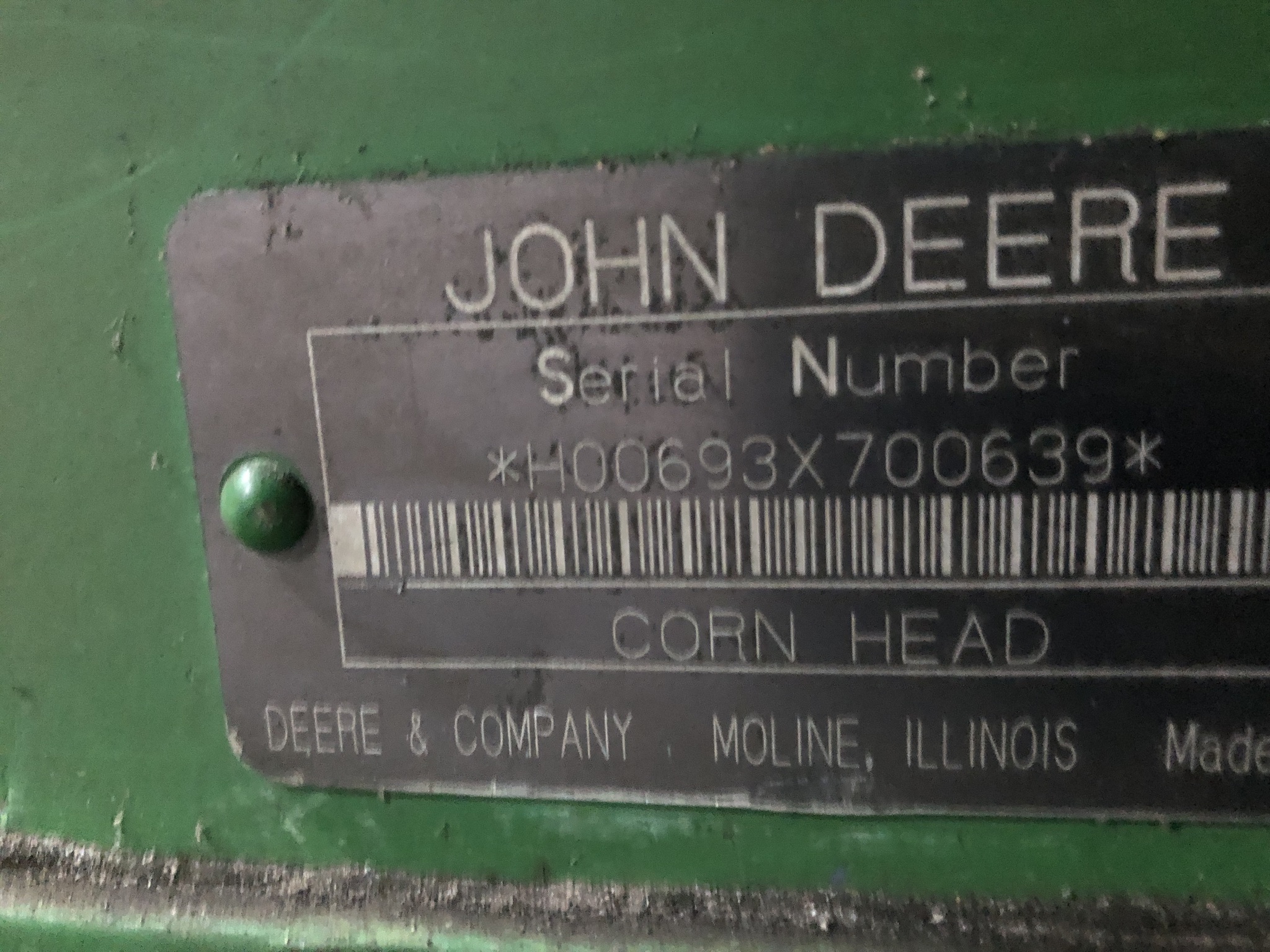 2003 John Deere 693 Image 10