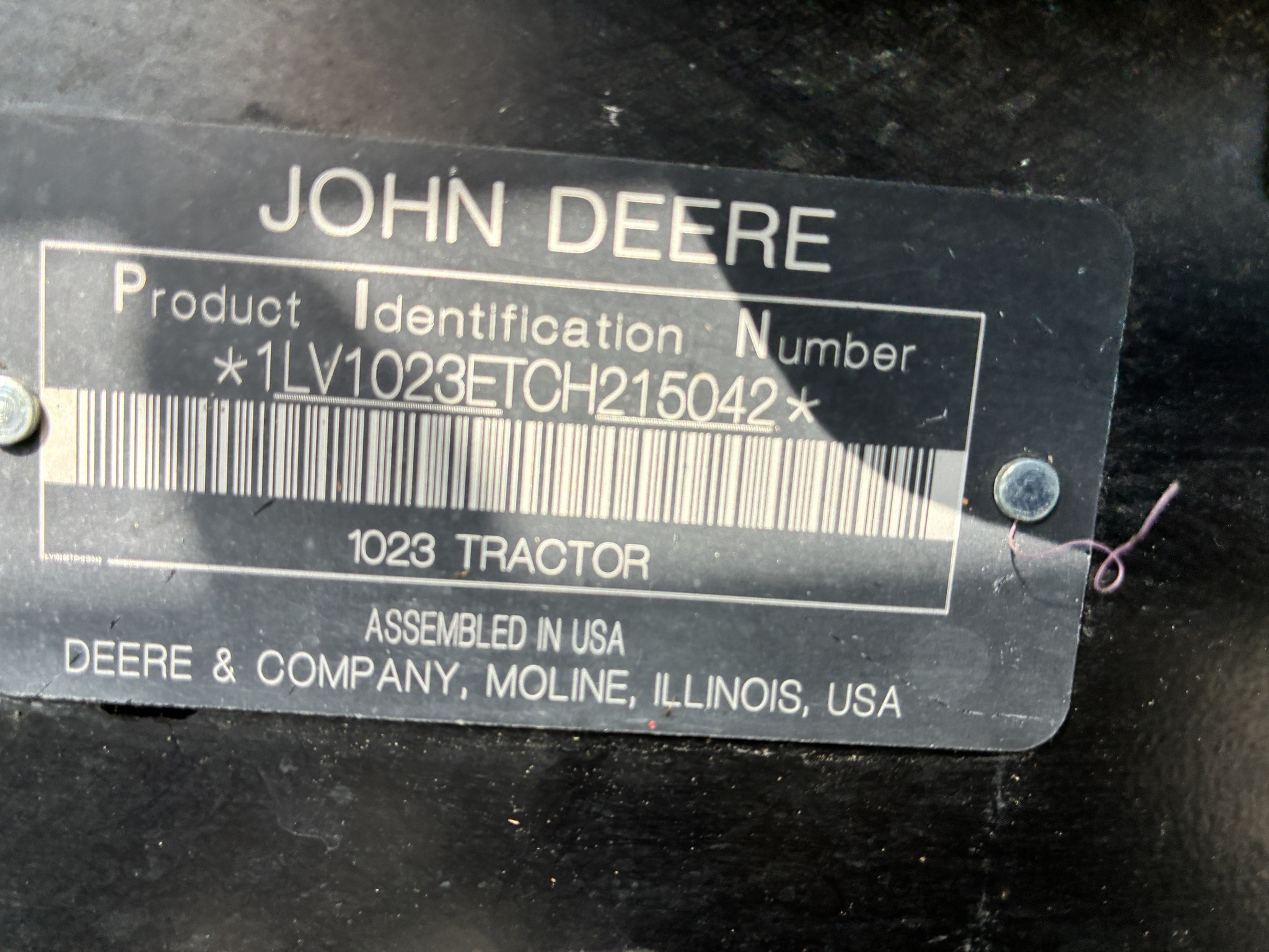 2012 John Deere 1023E Image 20