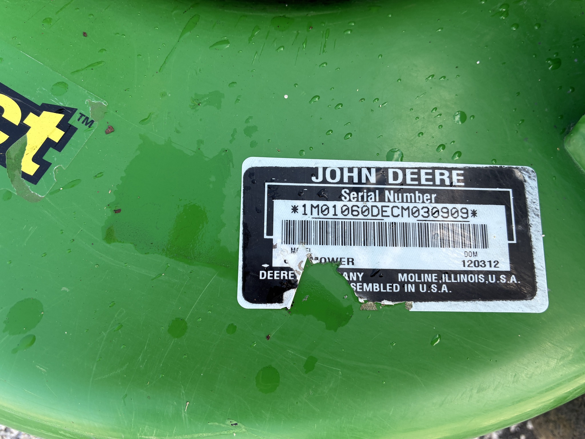 2012 John Deere 1023E Image 9