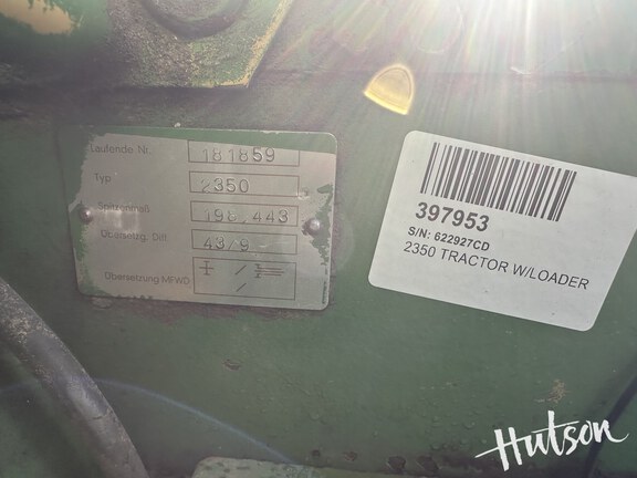 Photo of 1986 John Deere 2350