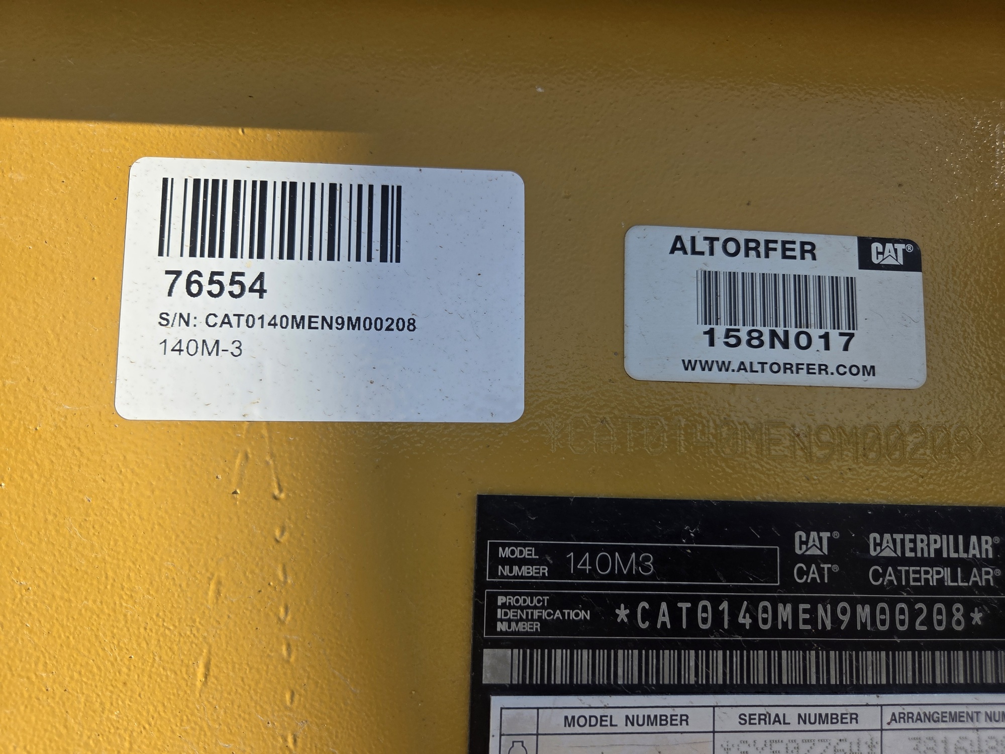 2015 Caterpillar 140M-3 Image 10