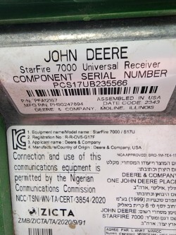 2024 John Deere SF7000 W/SF1 Image 4