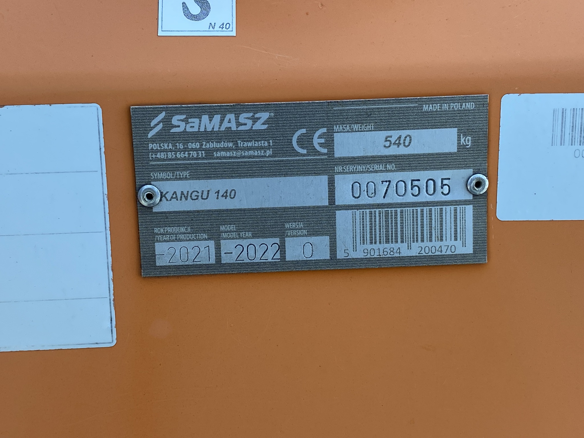 2022 Samasz KANGU 140 Image 5