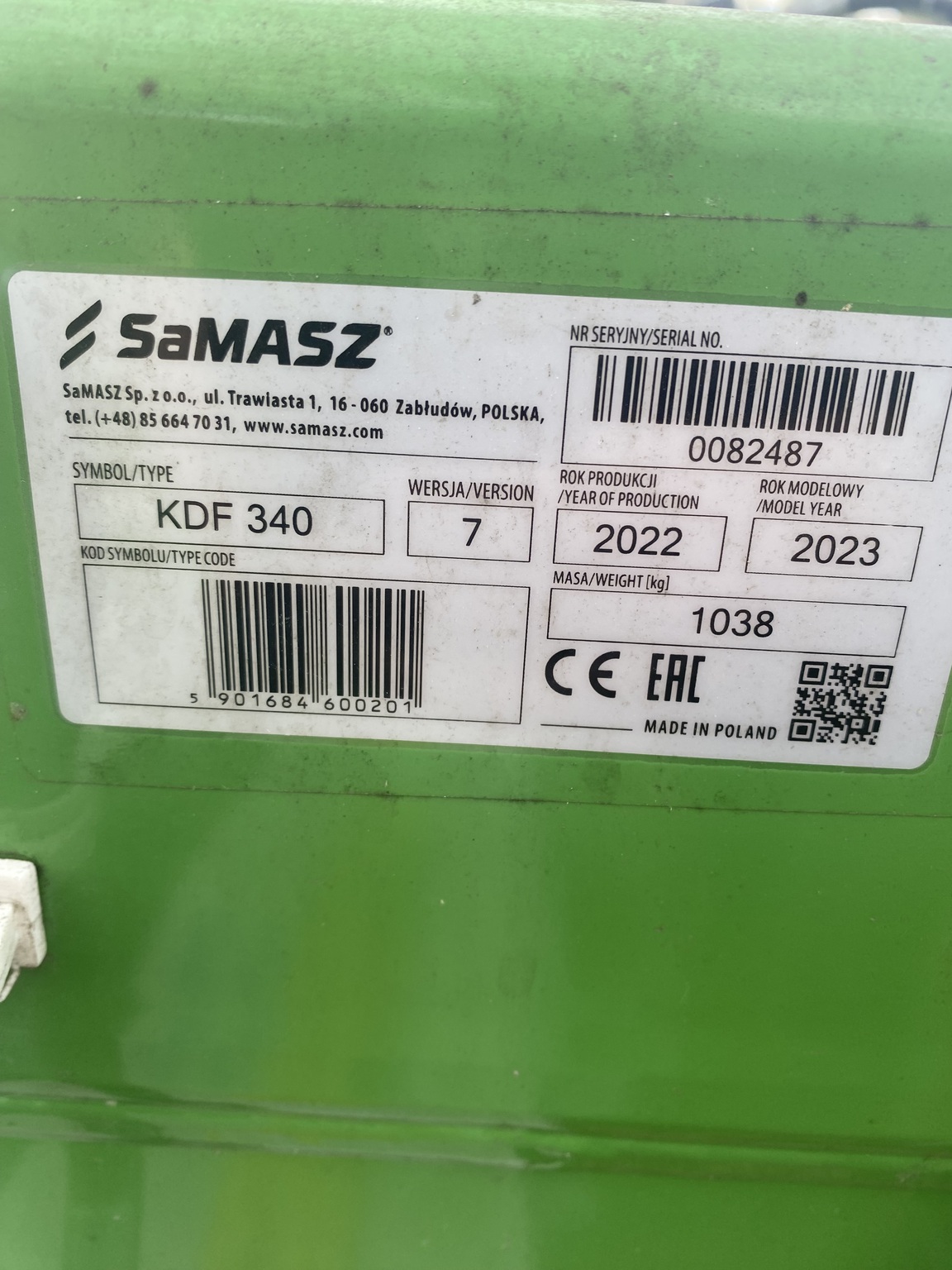 2023 Samasz KDF 340 Image 6