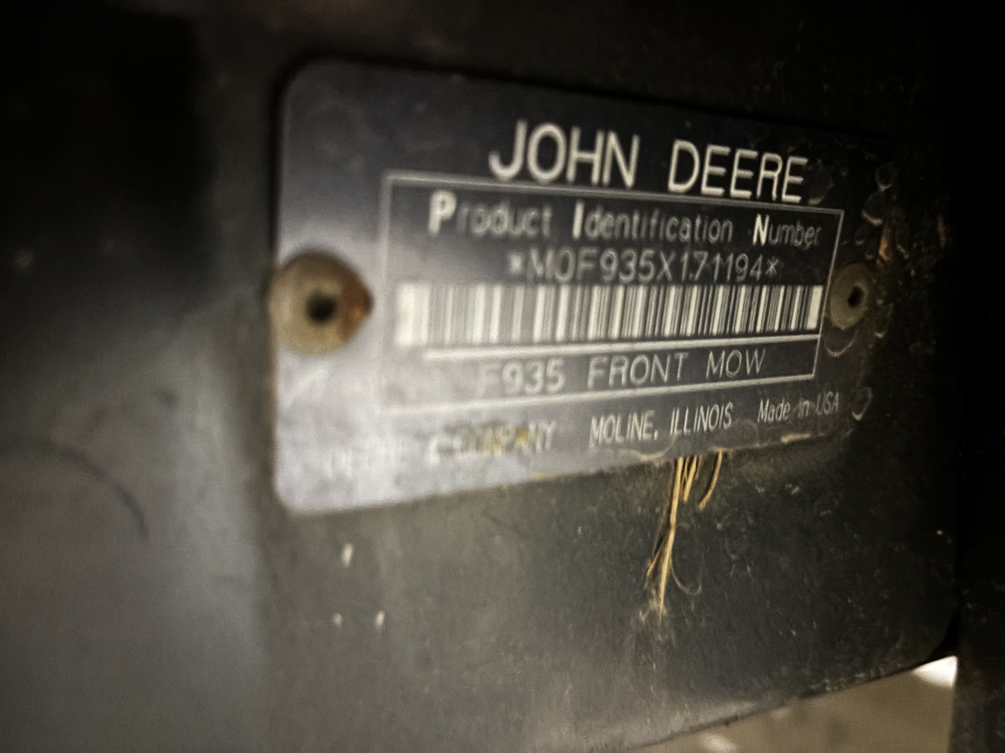 Used 1998 John Deere F935 Commercial Front Mowers at Koenig Equipment in Richmond, IN - PhotoXL10