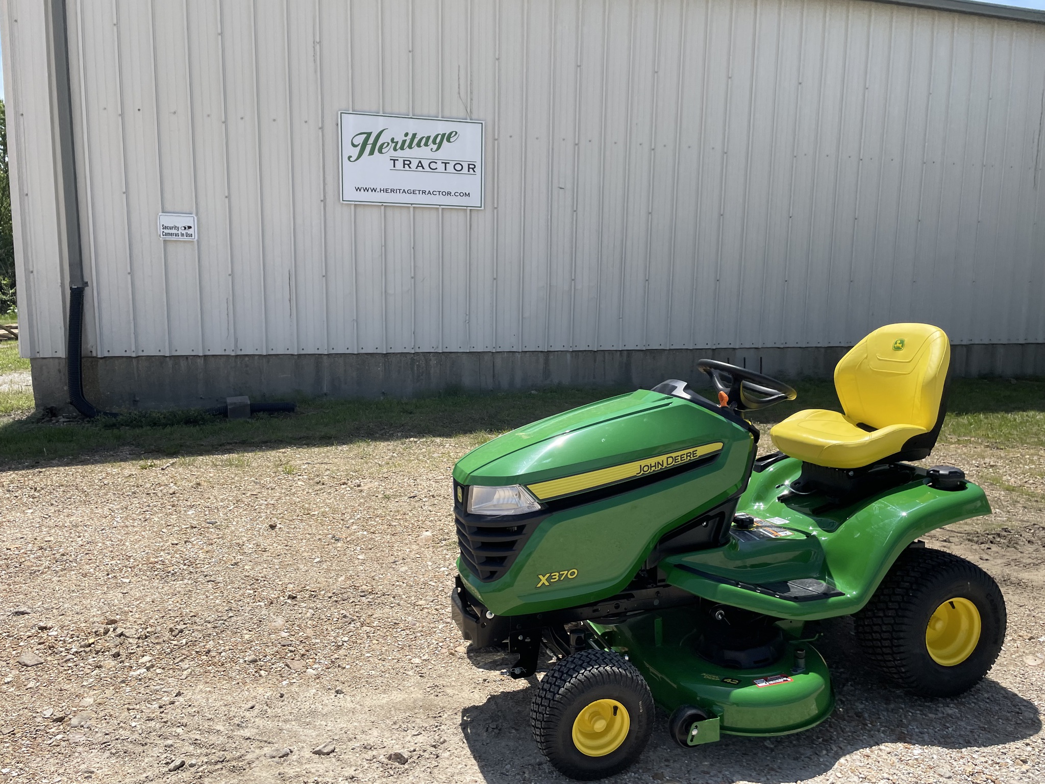  2026 John Deere X370 at Heritage Tractor in Rolla, MO