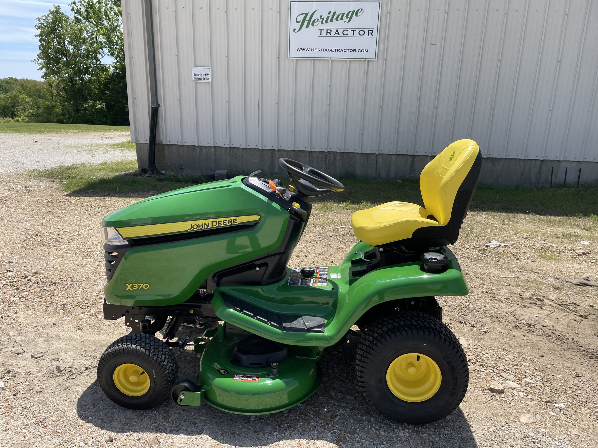  2026 John Deere X370 at Heritage Tractor in Rolla, MO