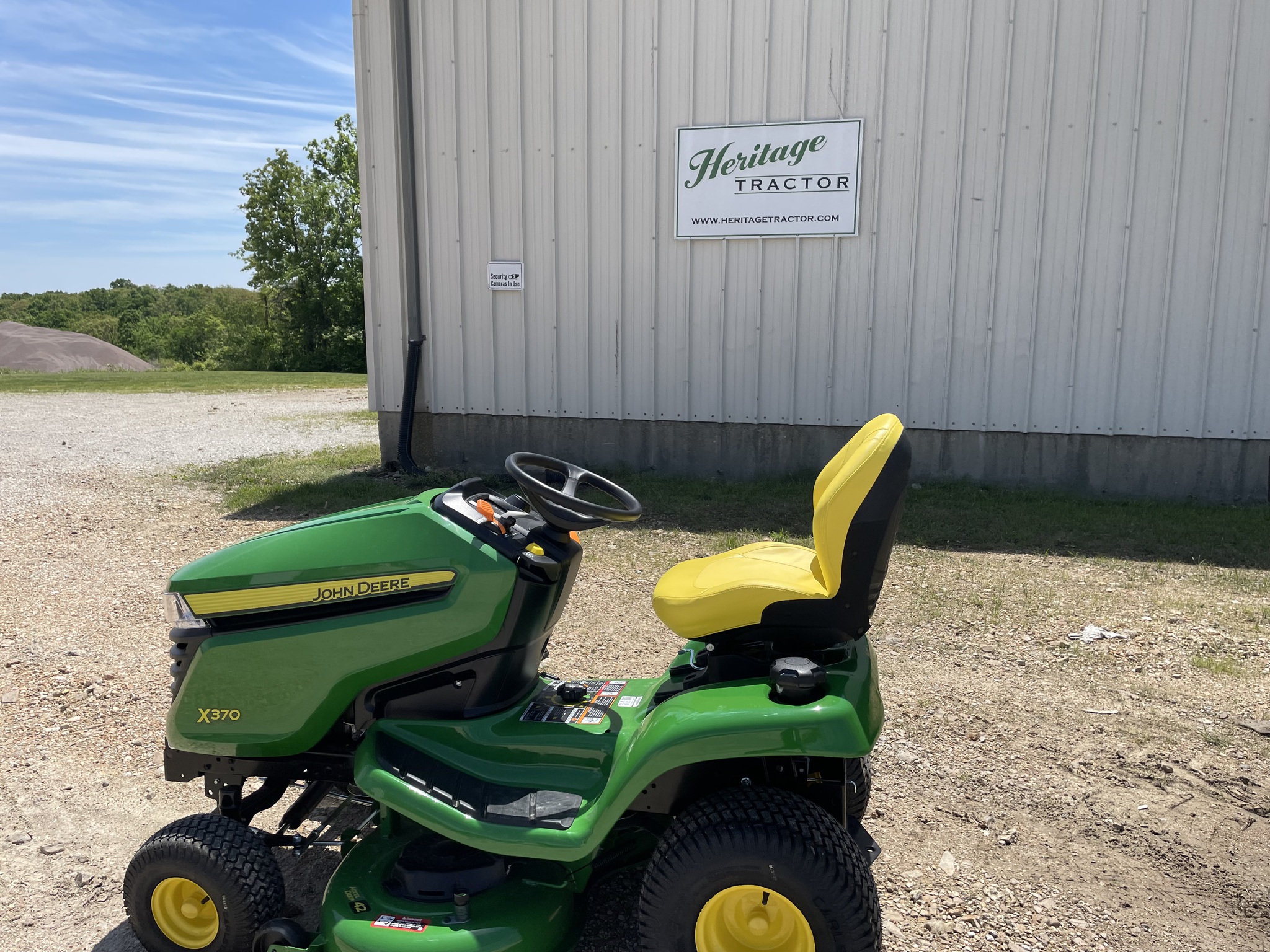  2026 John Deere X370 at Heritage Tractor in Rolla, MO