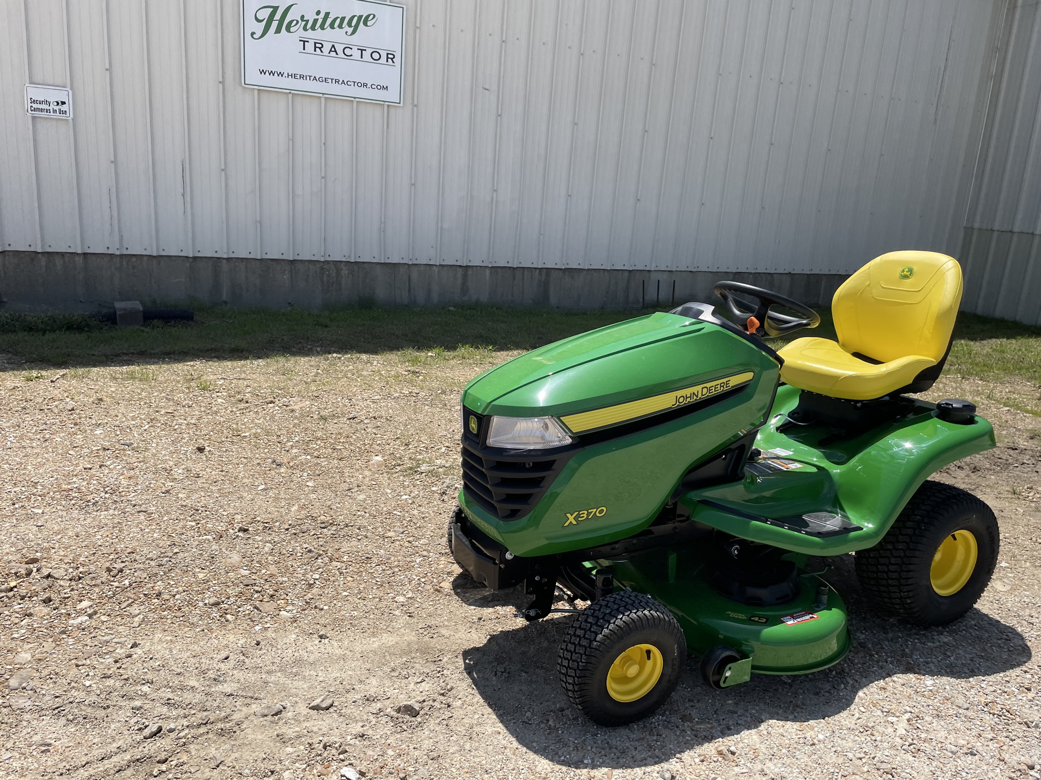  2026 John Deere X370 at Heritage Tractor in Rolla, MO