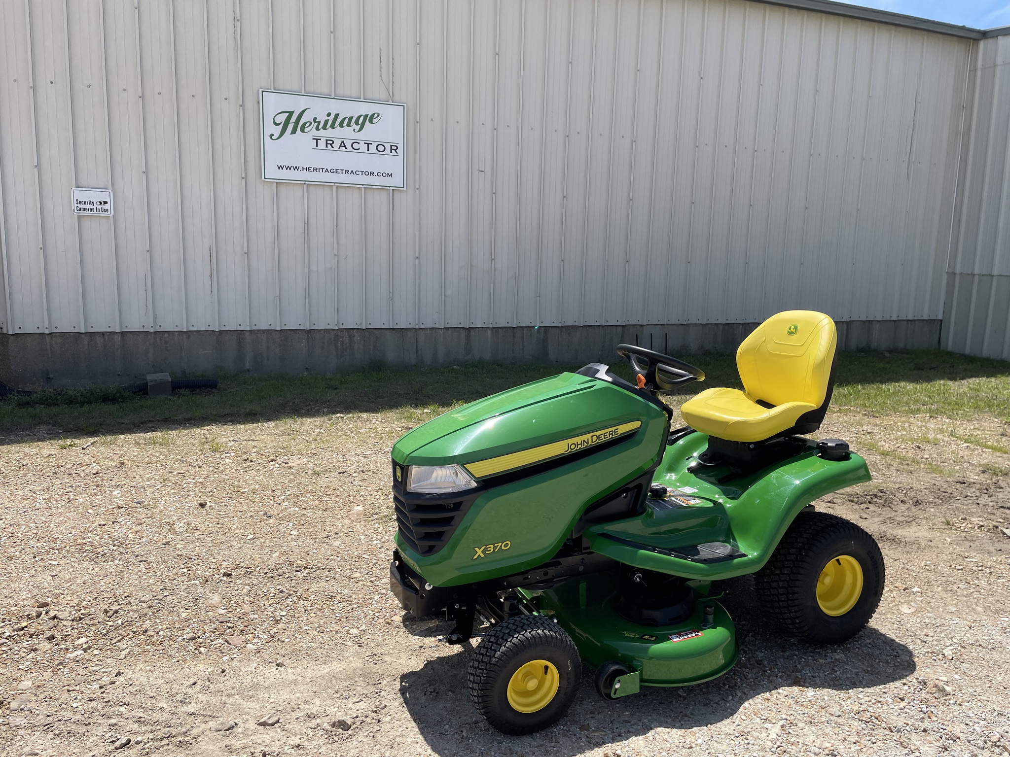  2026 John Deere X370 at Heritage Tractor in Rolla, MO