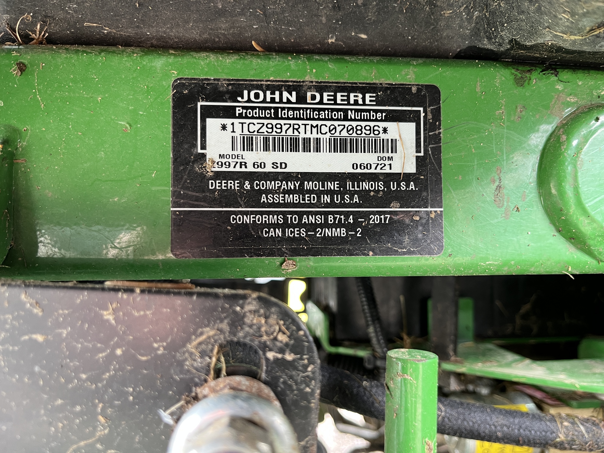 2021 John Deere Z997R Zero-Turn Mowers
