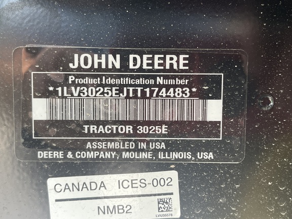 2026 John Deere 3025E
