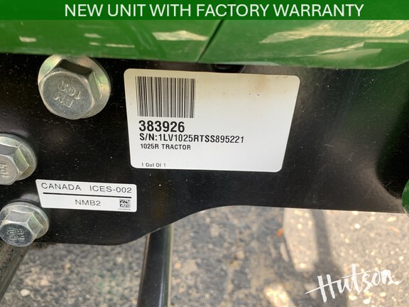 Photo of 2025 John Deere 1025R