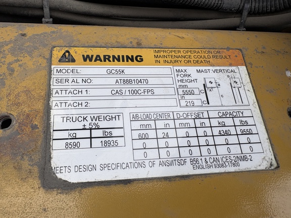 2020 Caterpillar GC55K