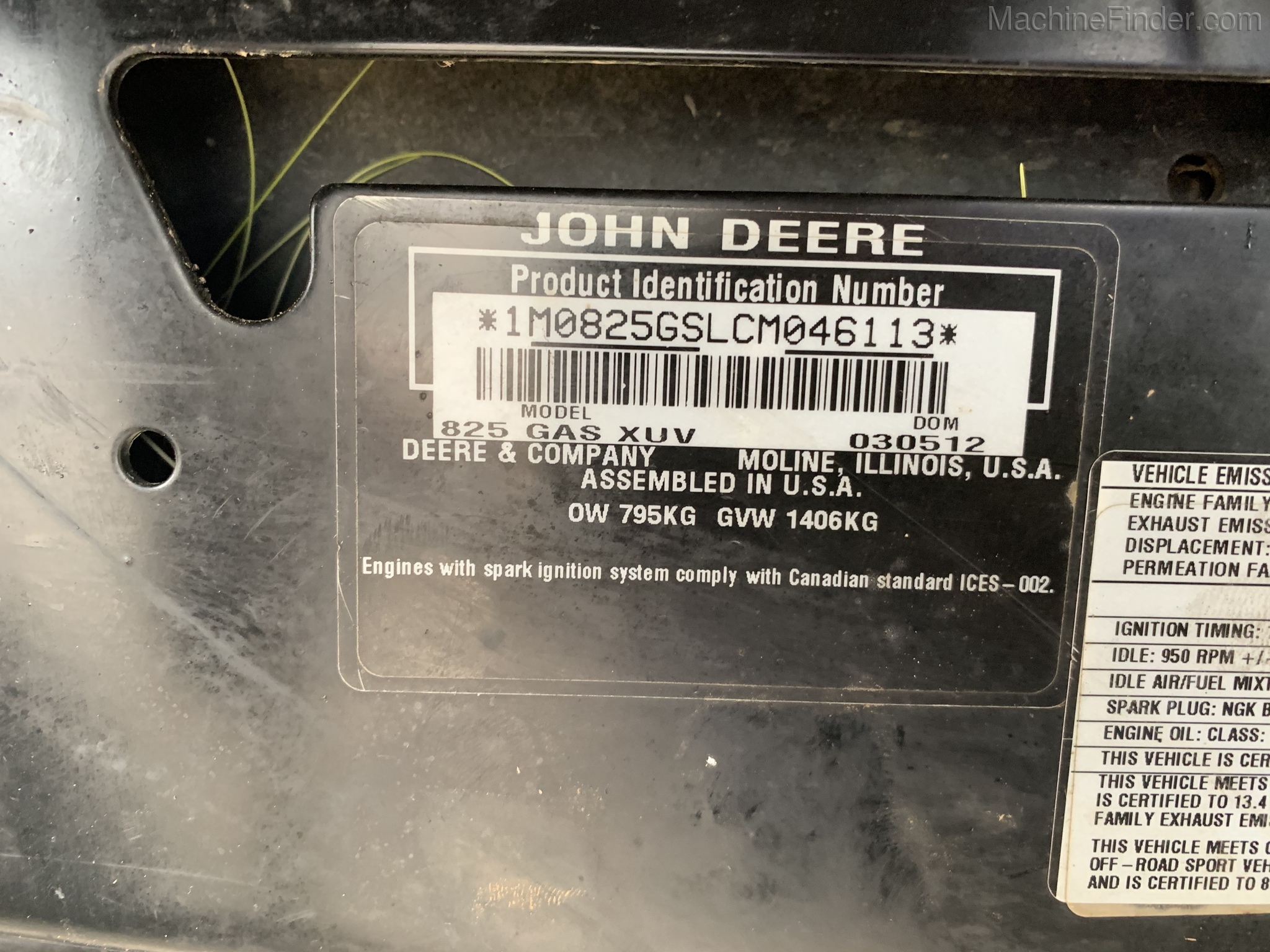 2012 John Deere XUV 825I CAMO Image 5