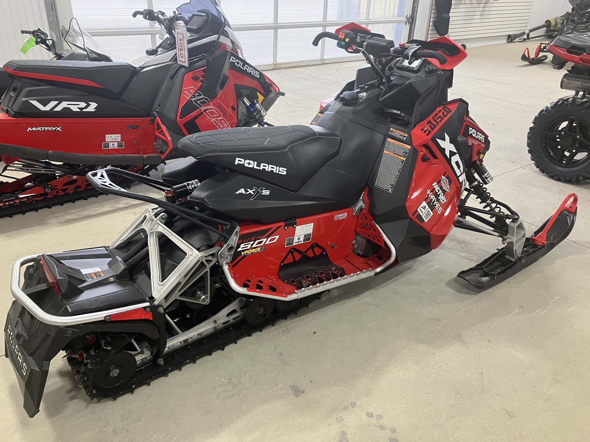 2017 Polaris 800 Rush XCR 121 Snowmobiles