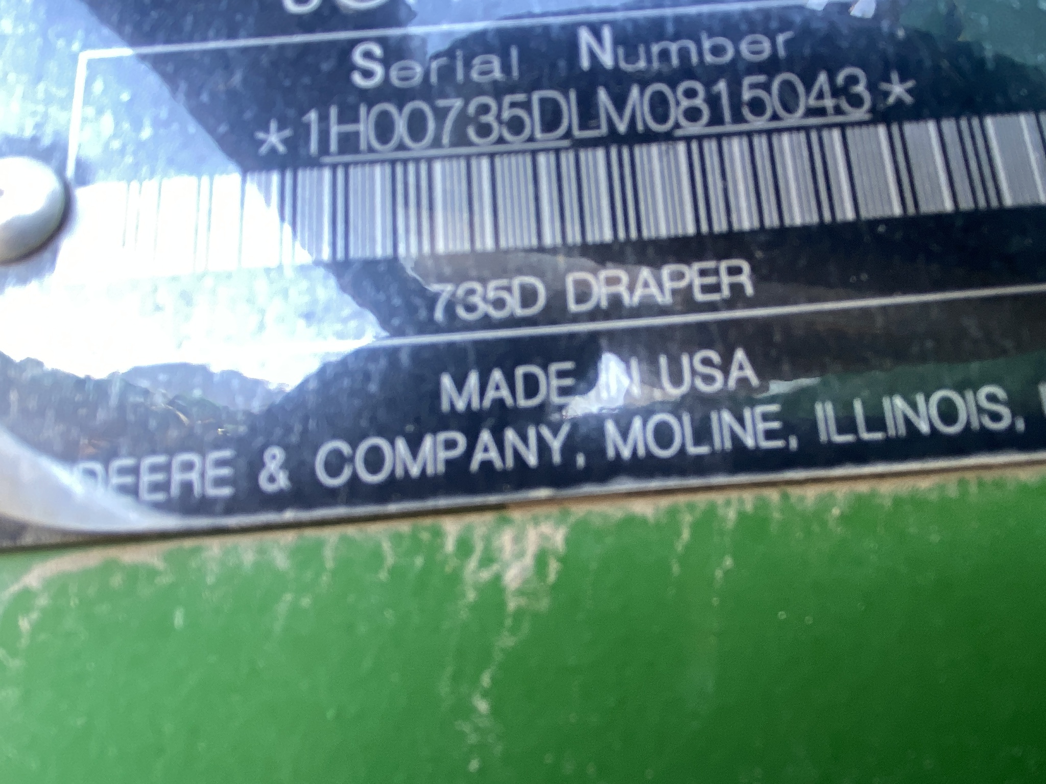 2021 John Deere 735D Image 22