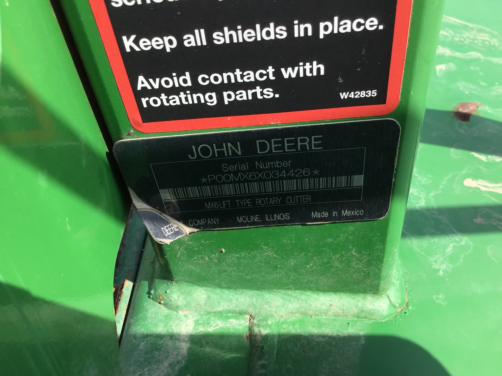 2010 John Deere MX6 Image 9