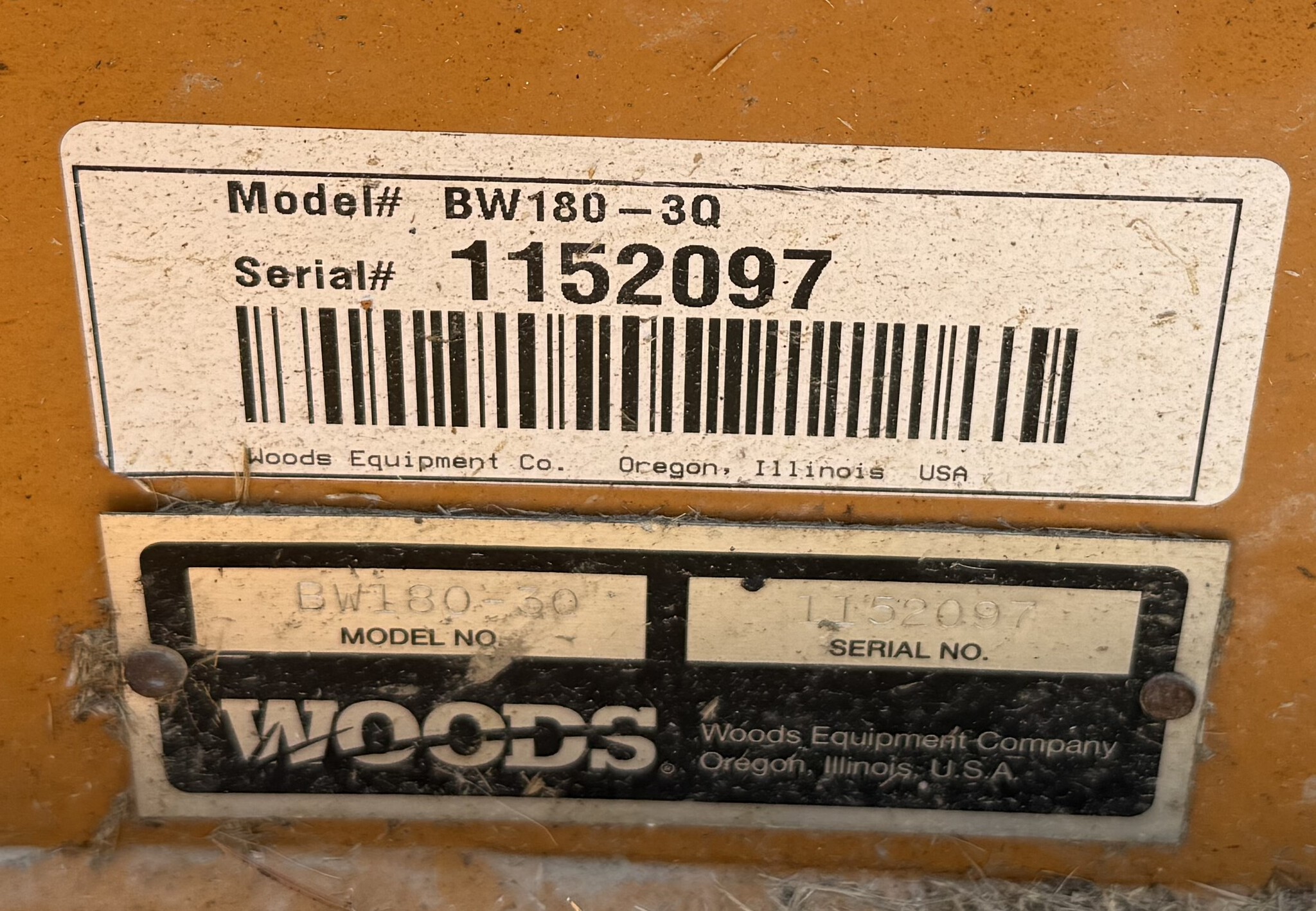 2010 Woods BW180-3Q Image 9