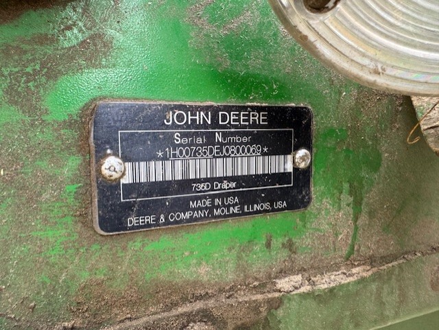 2018 John Deere 735D Image 2