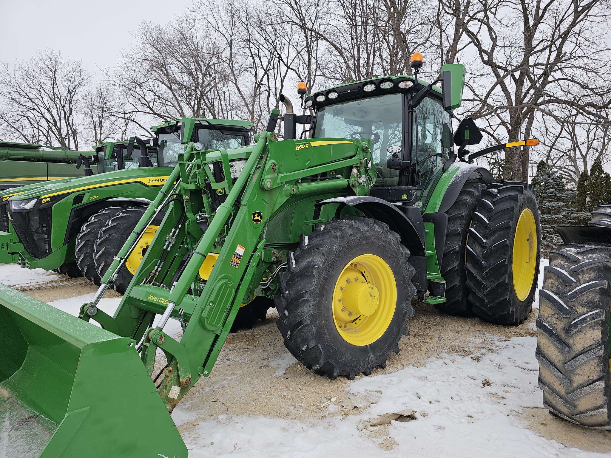  2024 John Deere 6R 215 at Heritage Tractor in Freeport, IL