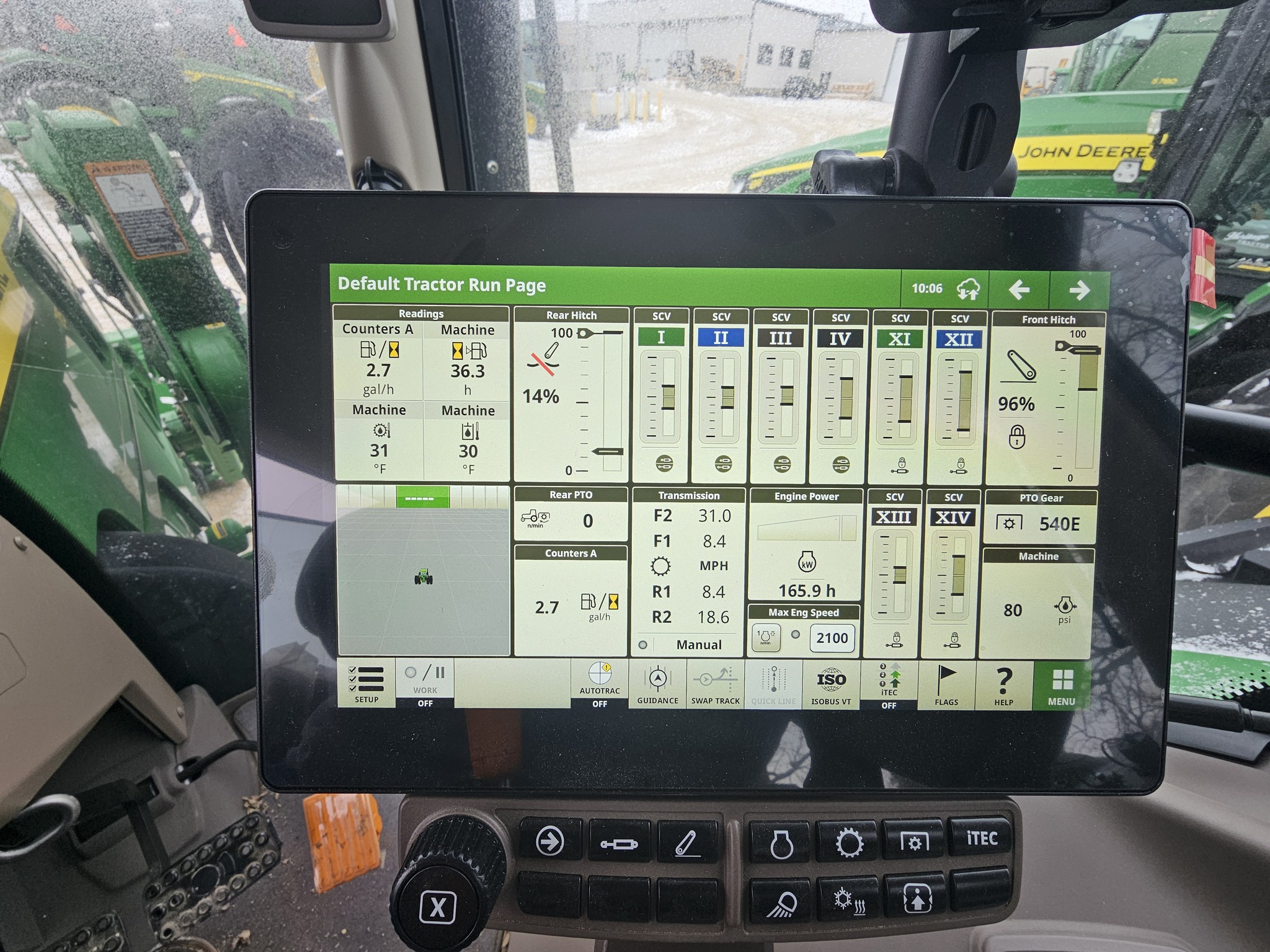  2024 John Deere 6R 215 at Heritage Tractor in Freeport, IL