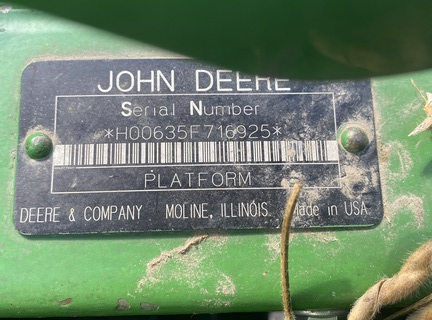 Used 2006 John Deere 635F Combine Platforms at Koenig Equipment in Greensburg, IN - Photo12