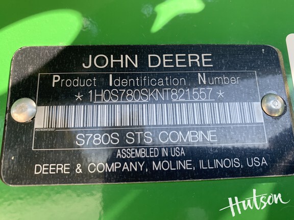 Photo of 2022 John Deere S780