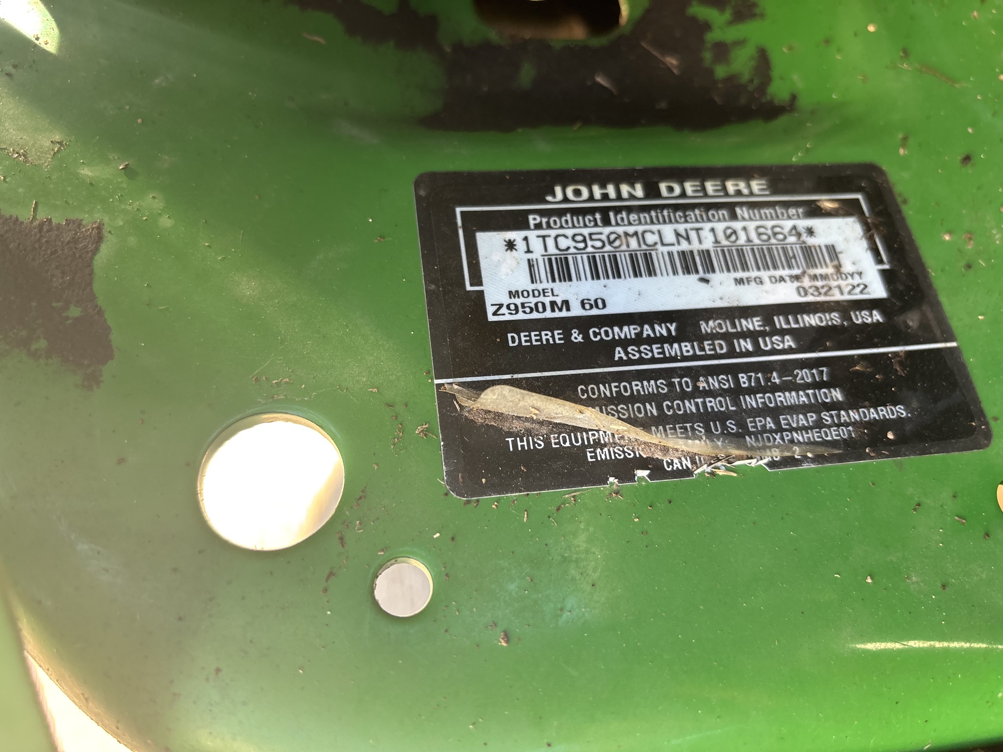  2022 John Deere Z950M at Heritage Tractor in Harrison, AR