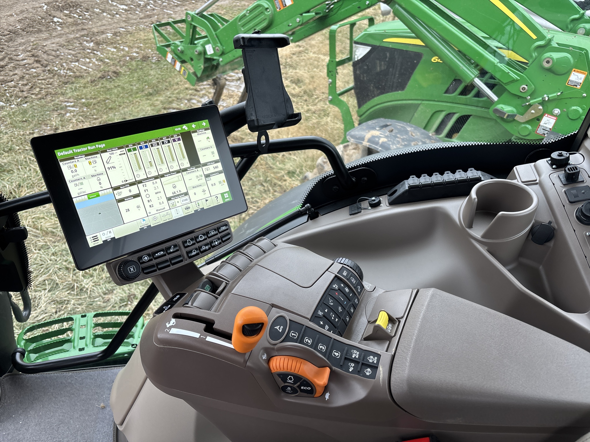 Used 2024 John Deere 6R 215 Row Crop Tractors at Koenig Equipment in Urbana, OH - PhotoXL11