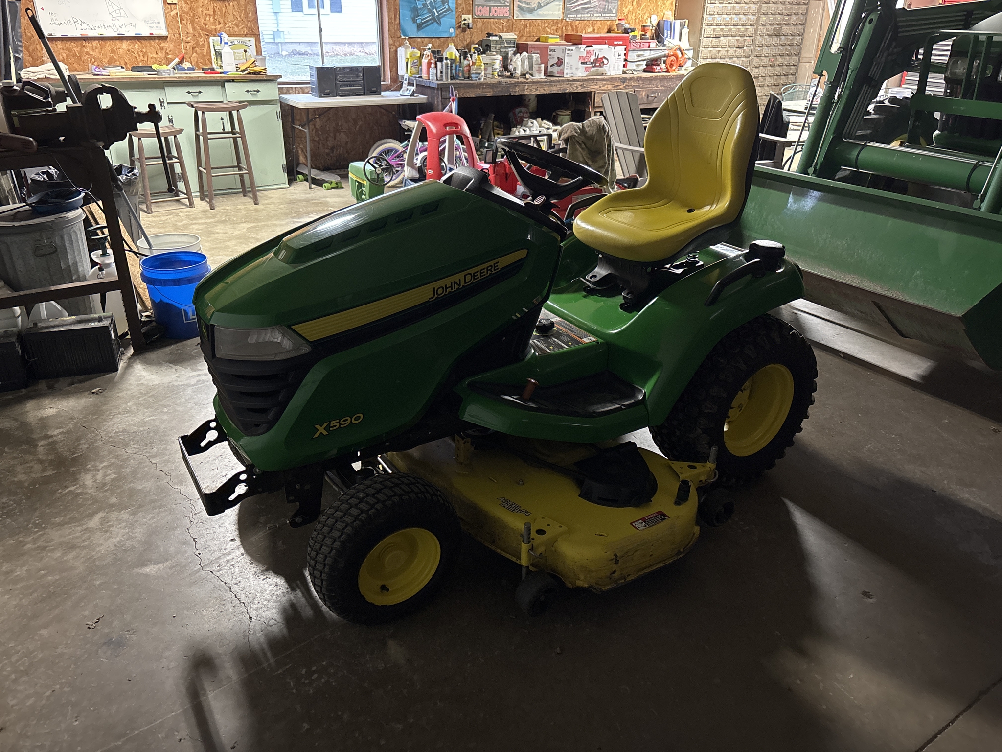 Used 2018 John Deere X590 Lawn & Garden Tractors at Koenig Equipment in Oxford, OH - PhotoXL6