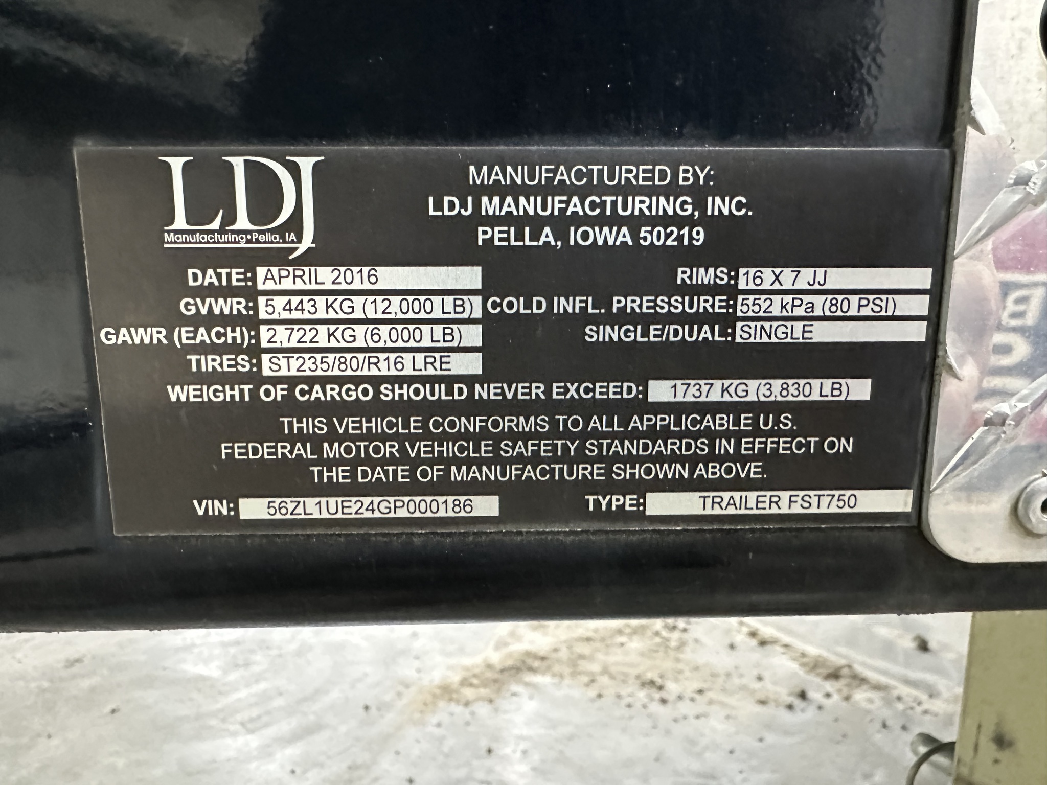 2016 Thunder Creek FST750 Image 21