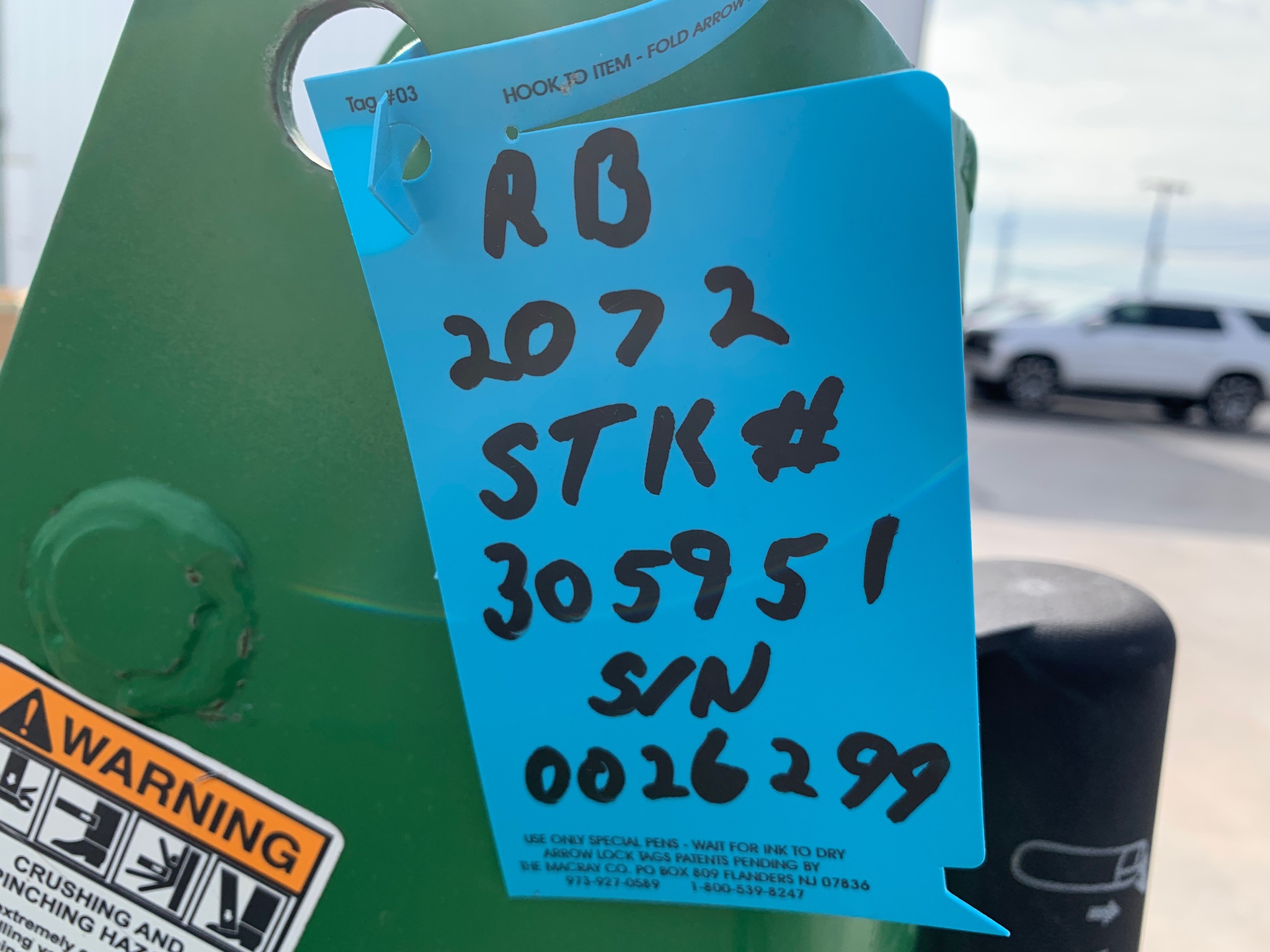  2021 Frontier RB2072 STD REAR BLADE at Heritage Tractor in Lamar, MO