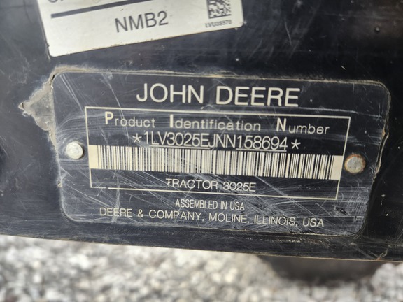 2022 John Deere 3025E