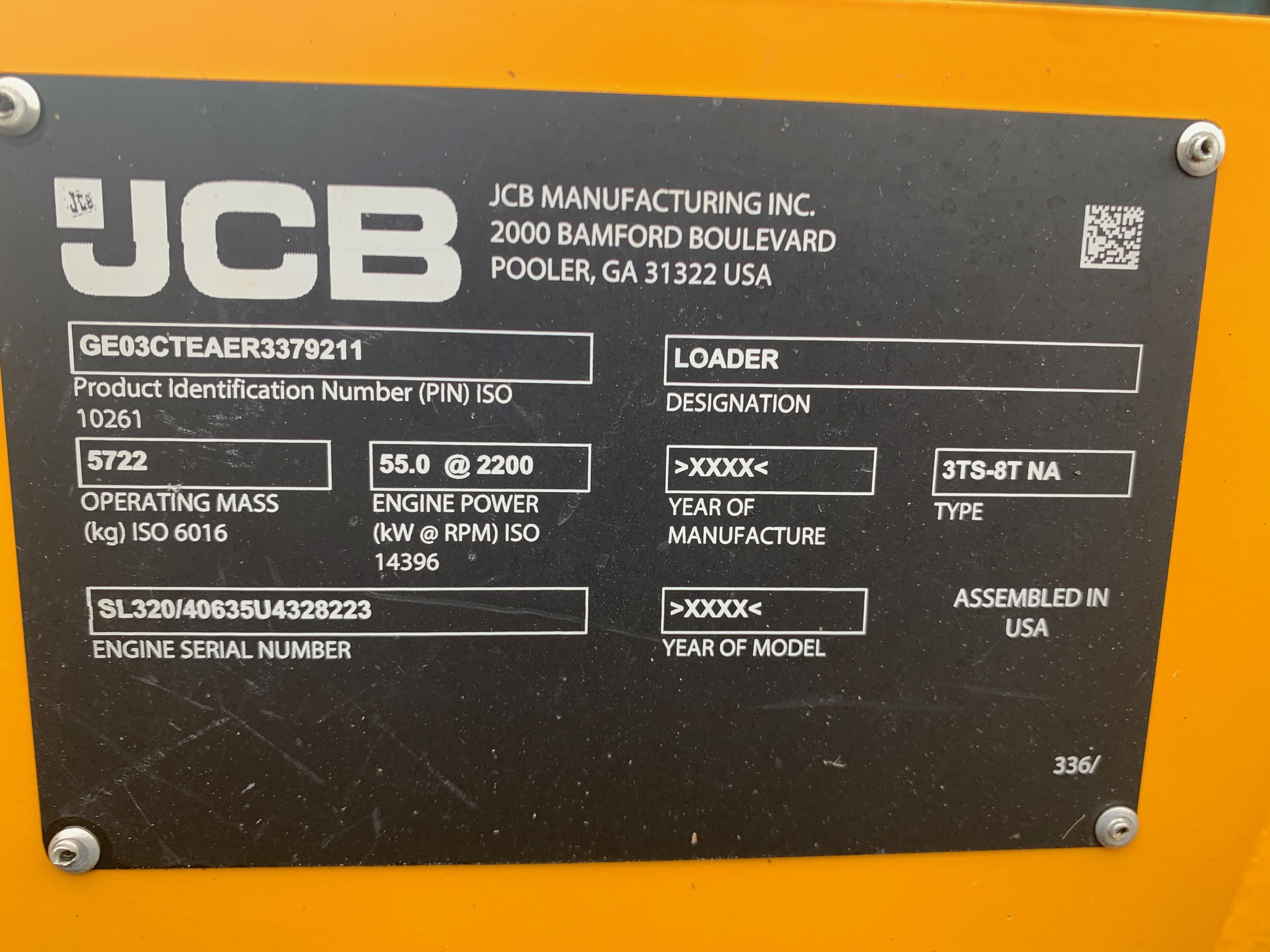  2023 JCB 3TS-8T at Heritage Tractor in Lamar, MO