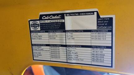 Photo of 2019 Cub Cadet GSX