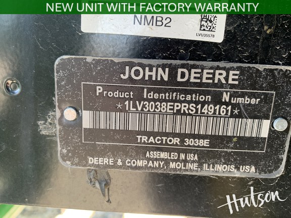 Photo of 2024 John Deere 3038E