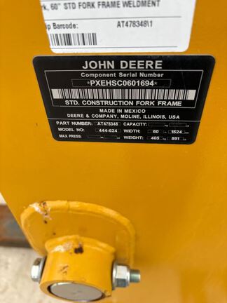 2026 John Deere 624FORKS60