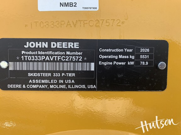 Photo of 2026 John Deere 333 P