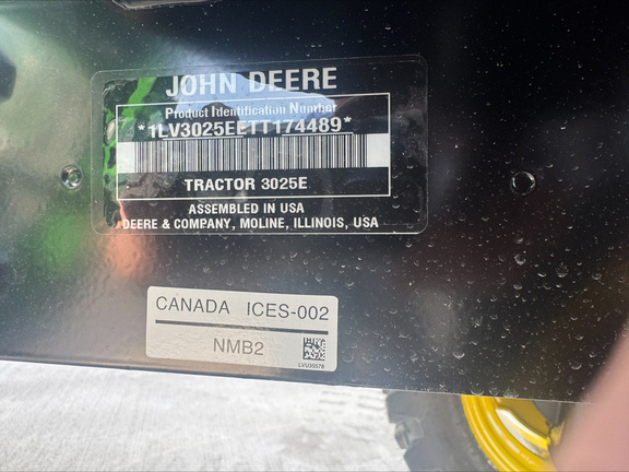 2026 John Deere 3025E