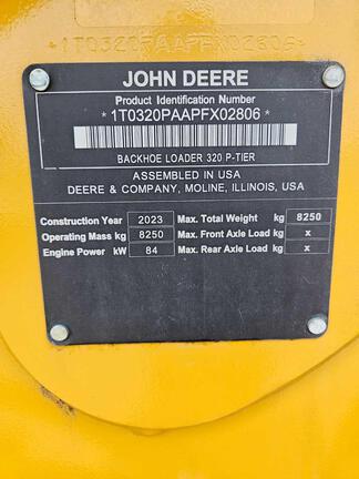 2023 John Deere 320 P