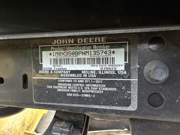 2022 John Deere X350 - Photo21