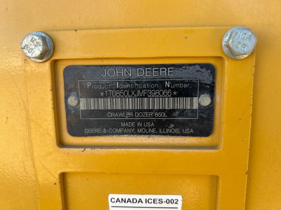2021 John Deere 850L