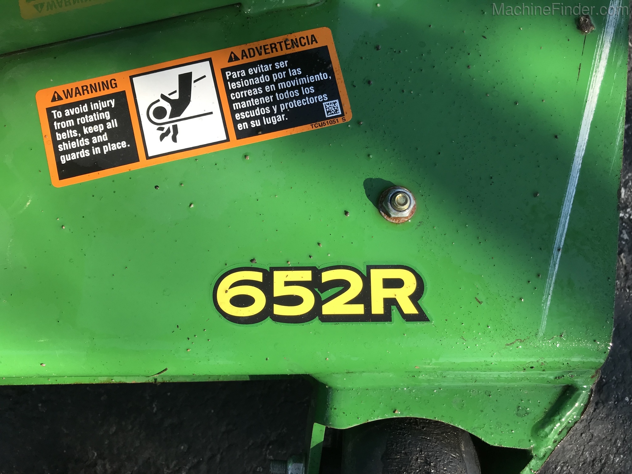 2018 John Deere 652R Image 9