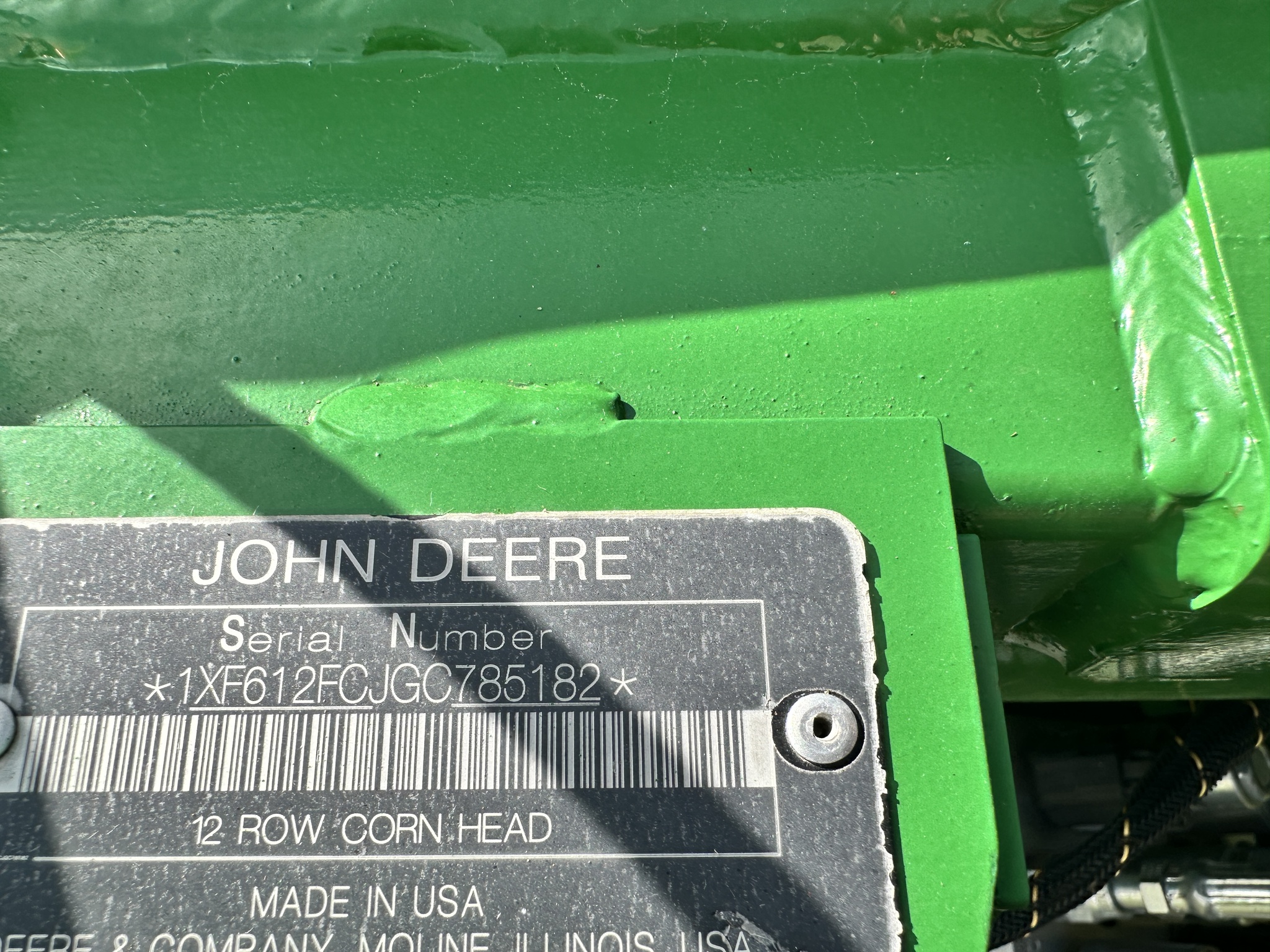  2016 John Deere 612FC at Heritage Tractor in Pontiac, IL